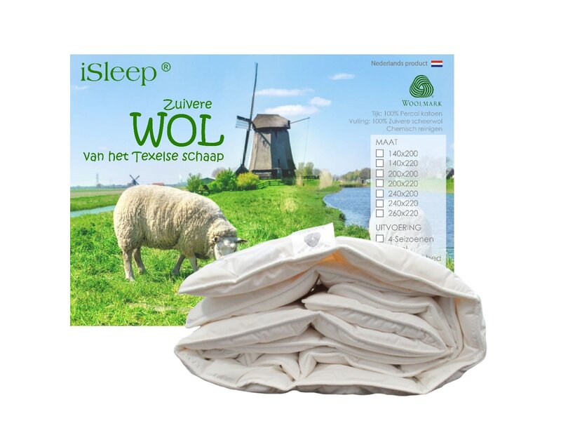 iSleep iSleep wollen dekbed enkel (warmteklasse 2)