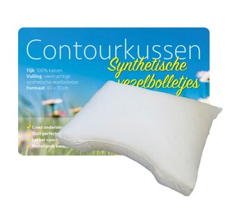 iSleep Contourkussen Vezelbolletjes