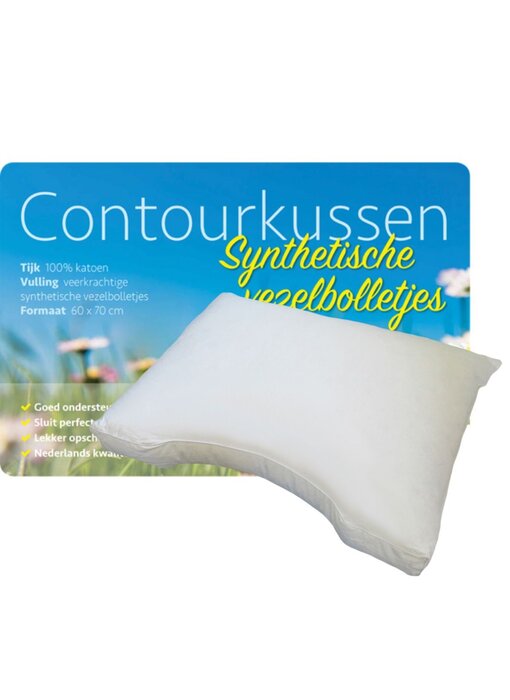 iSleep Contourkussen Vezelbolletjes