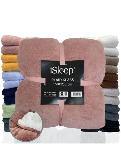 iSleep Plaid Klaas (Roze)