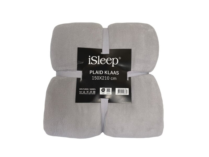 Unique Living iSleep Plaid Klaas (Grijs)