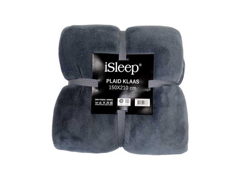 Unique Living iSleep Plaid Klaas (Antraciet)