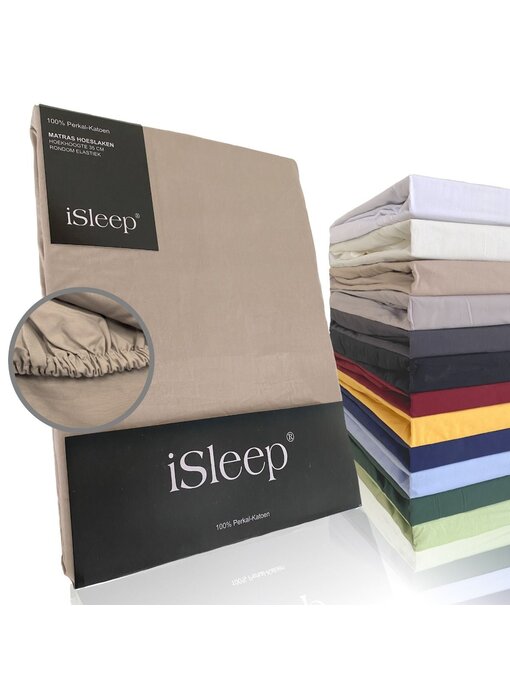 iSleep Perkal Katoen (Medium Beige)