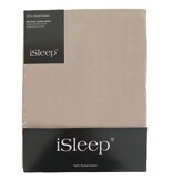 iSleep iSleep Hoeslaken Perkal Katoen (Medium Beige)