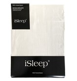 iSleep iSleep Hoeslaken Perkal Katoen (Licht Beige)