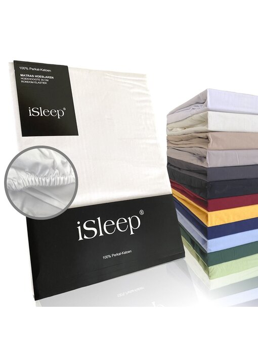 iSleep Perkal Katoen (Wit)