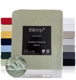 iSleep iSleep Hoeslaken Dubbel Jersey (Licht Groen)