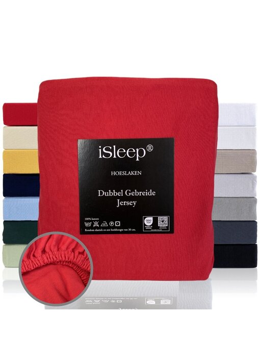 iSleep Dubbel Jersey (Rood)