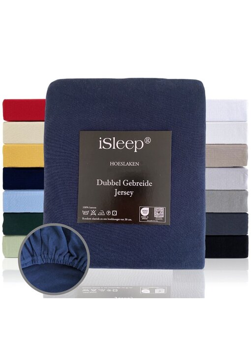 iSleep Dubbel Jersey (Donker Blauw)