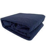 iSleep iSleep Hoeslaken Dubbel Jersey (Donker Blauw)