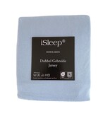 iSleep iSleep Hoeslaken Dubbel Jersey (Licht Blauw)