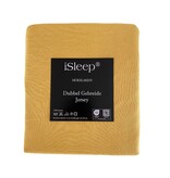 iSleep iSleep Hoeslaken Dubbel Jersey (Oker)