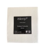 iSleep iSleep Hoeslaken Dubbel Jersey (Licht Beige)