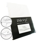 iSleep iSleep Molton Topper Single Split (Wit)