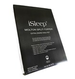 iSleep iSleep Molton Topper Single Split (Wit)