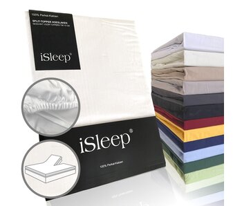 iSleep Split-Topper Perkal Katoen