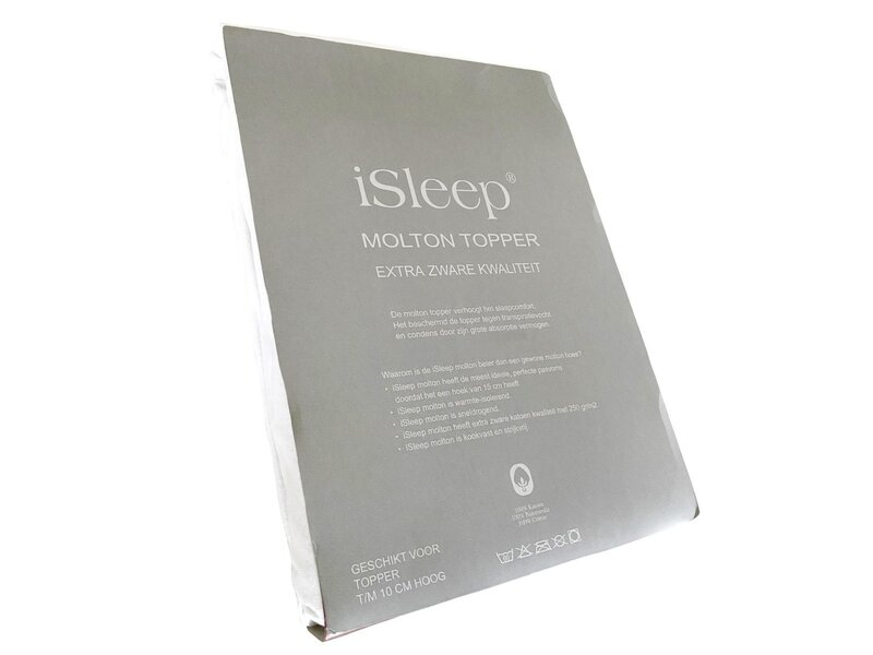 iSleep iSleep Molton Topper (Wit)