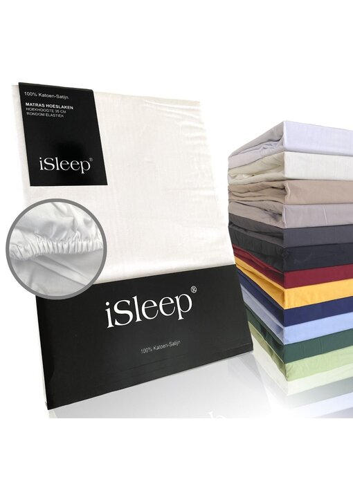 iSleep Satijn Katoen (Wit)