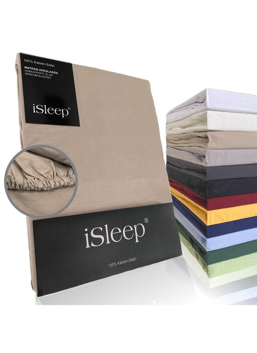 iSleep Satijn Katoen (Medium Beige)