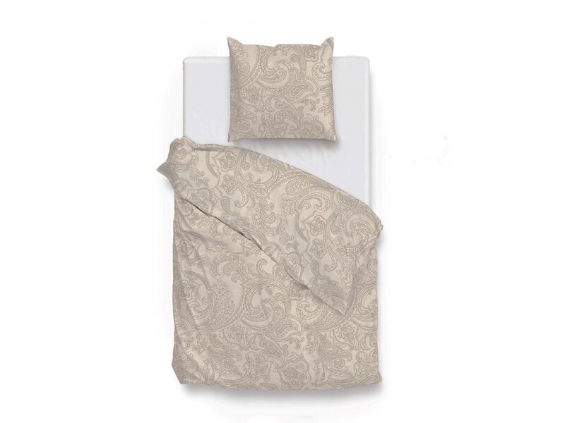 Zo! Home Zo! Home dekbedovertrek Paisley di Lino (Sandy Beige)