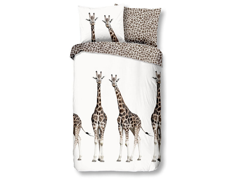 Good Morning Good Morning dekbedovertrek Giraffe (Offwhite)