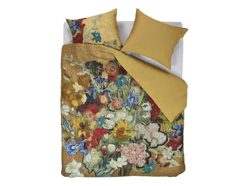Beddinghouse Beddinghouse x Van Gogh dekbedovertrek Bouquet d'Anniversaire (Gold)