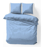iSleep iSleep Dekbedovertrek Satijnstreep (Licht Blauw)
