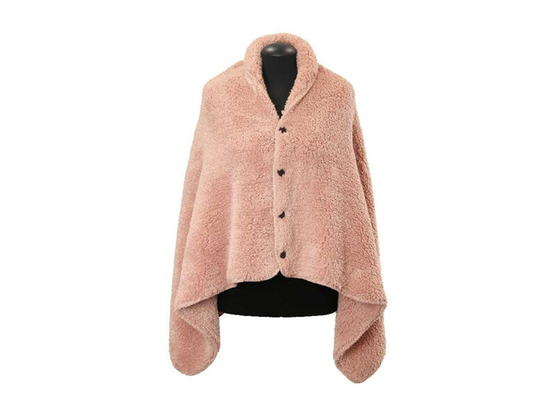 Unique Living Unique Living Omslagplaid Nox (Old Pink)