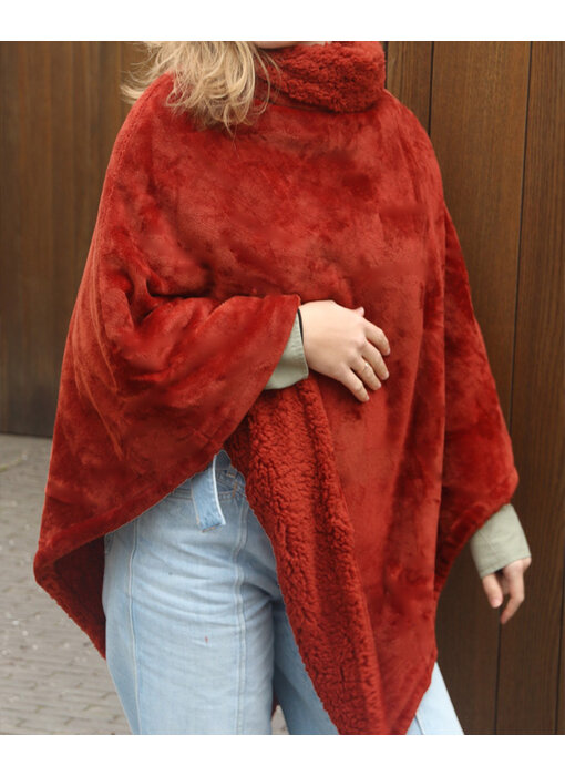 Poncho Kopenhagen (Terracotta)