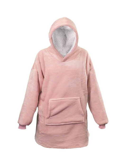 Unique Living Oversized Hoodie (Old Pink)