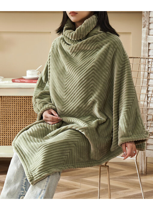 Poncho Boston (Olive)