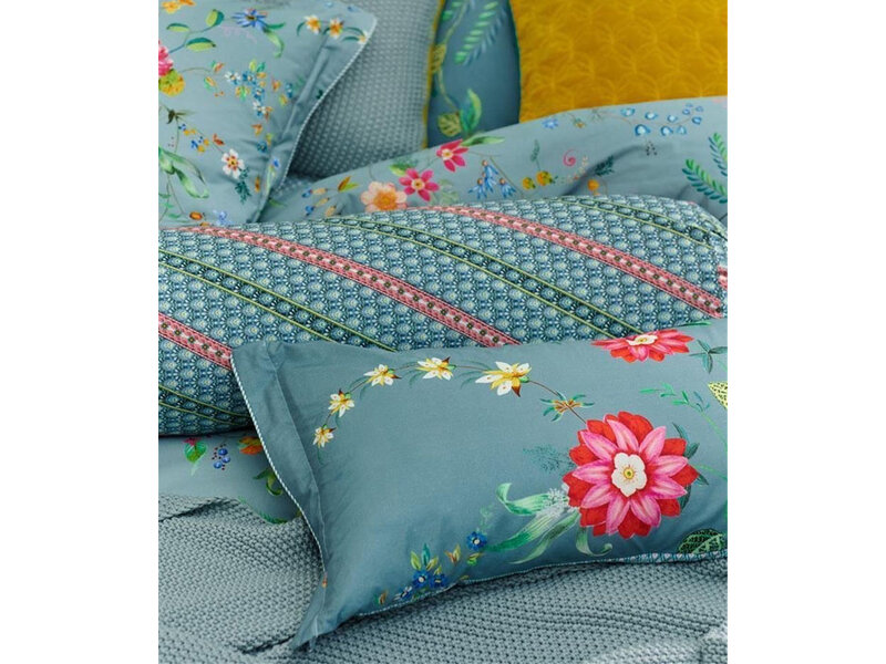PiP Studio PiP Studio sierkussen Petites Fleurs (Blue) 35x60