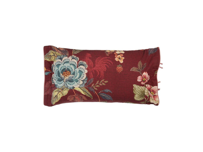PiP Studio PiP Studio sierkussen Poppy Stitch (Red) 35x60