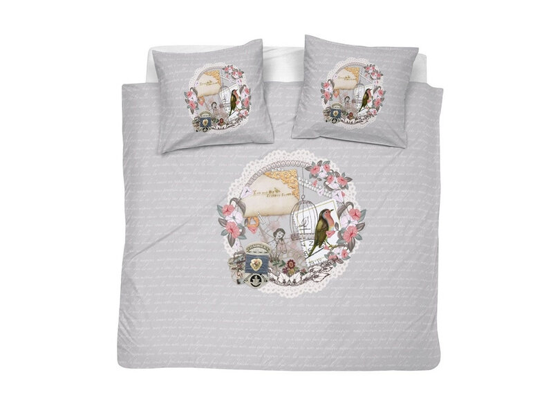 Cinderella Cinderella dekbedovertrek La Lettre (Grey)