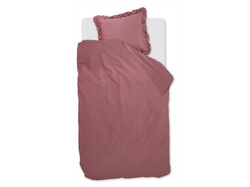 At Home At Home by Beddinghouse dekbedovertrek Flamboyant Stripes (Dark Pink)