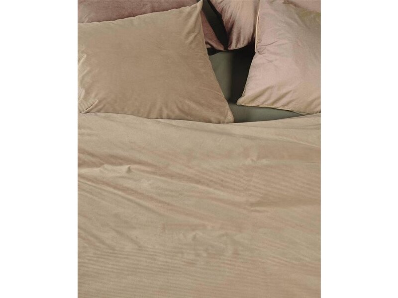 At Home At Home by Beddinghouse dekbedovertrek Cosy Corduroy (Off-White)