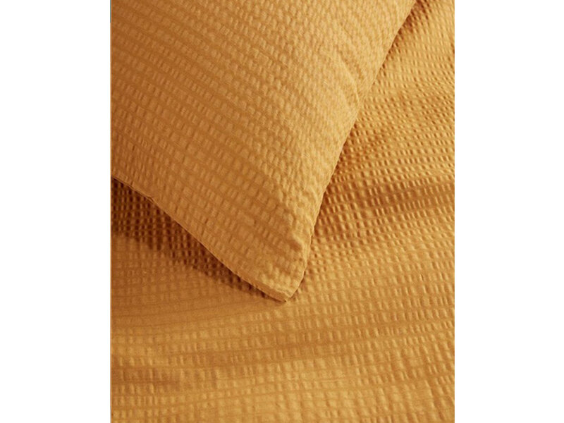 Beddinghouse Beddinghouse dekbedovertrek Wave (Ochre)