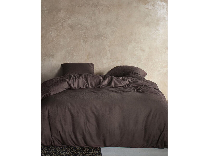 Essenza Essenza dekbedovertrek Felipa (Darkest Brown)
