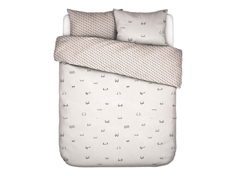 Covers & Co Covers & Co dekbedovertrek Booby Trap (White)