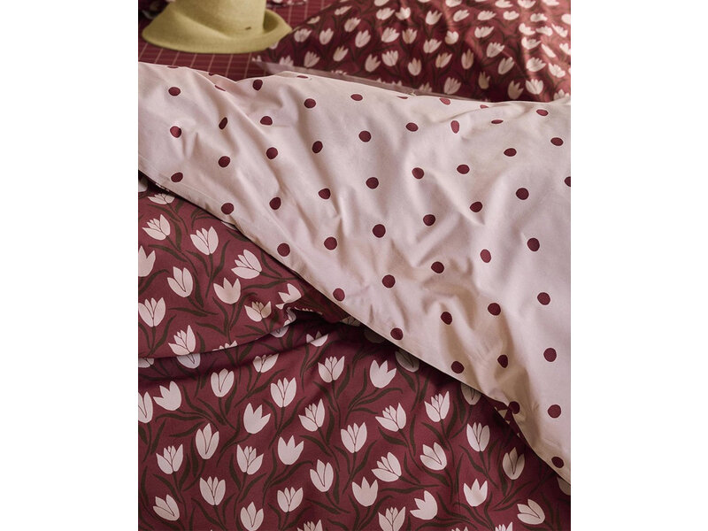 Covers & Co Covers & Co dekbedovertrek Tulip Mania (Red)