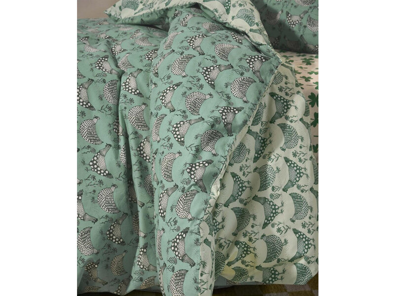 Essenza & Co Essenza & Co dekbedovertrek Chicken Run (Turquoise)