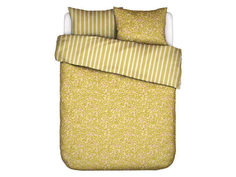 Essenza & Co Essenza & Co dekbedovertrek Petite Berry (Lemon Yellow)