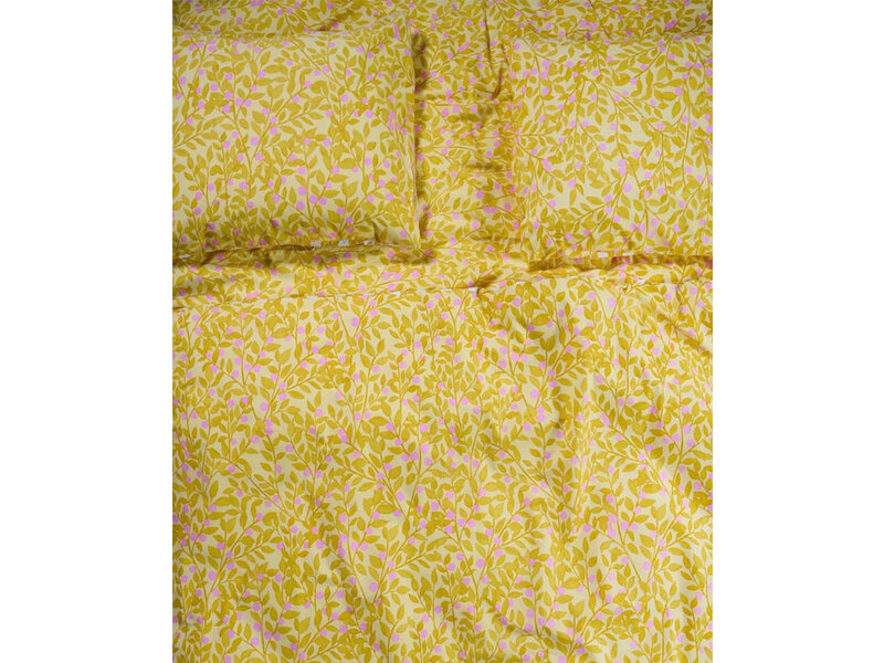 Essenza & Co Essenza & Co dekbedovertrek Petite Berry (Lemon Yellow)