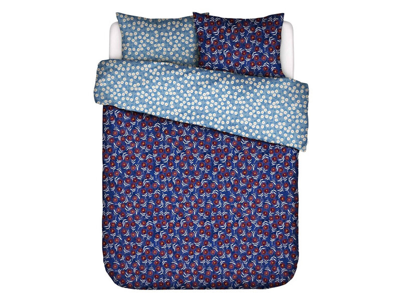Essenza & Co Essenza & Co dekbedovertrek Blooming Ballet (Marine Blue)