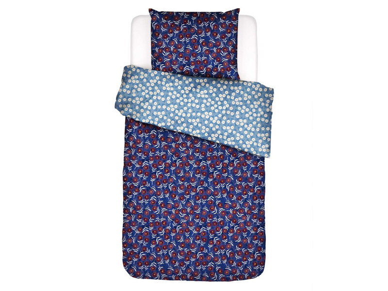 Essenza & Co Essenza & Co dekbedovertrek Blooming Ballet (Marine Blue)