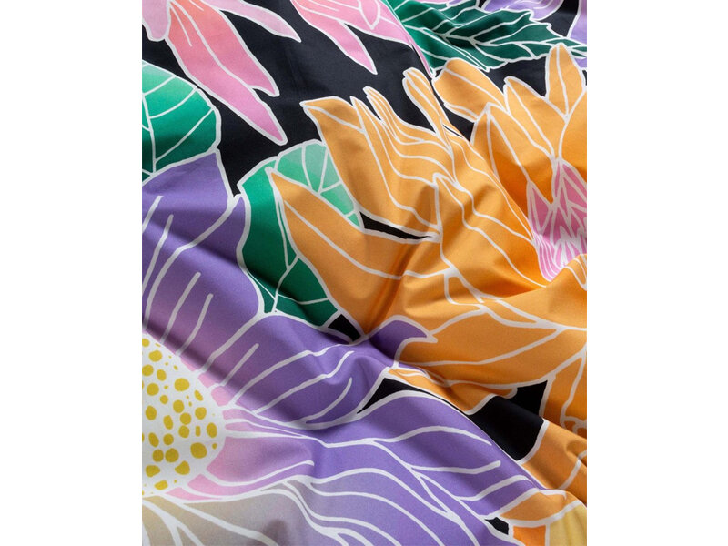 Essenza & Co Essenza & Co dekbedovertrek Flower Fling (Black)