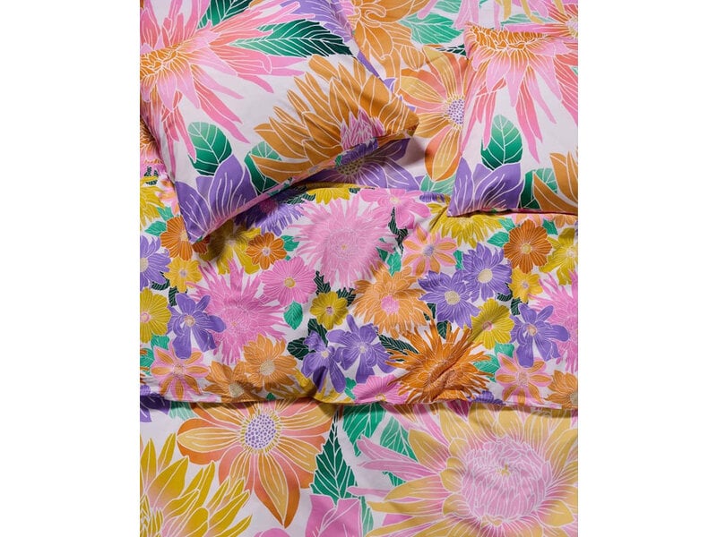 Essenza & Co Essenza & Co dekbedovertrek Flower Fling (Bright White)