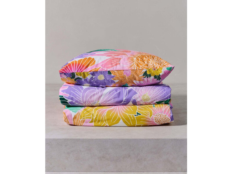 Essenza & Co Essenza & Co dekbedovertrek Flower Fling (Bright White)