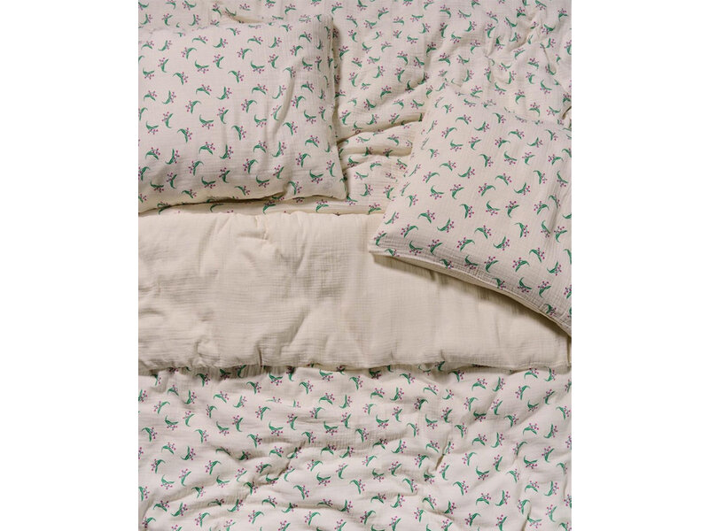 Essenza & Co Essenza & Co dekbedovertrek Lily Melody (Tofu Taupe)