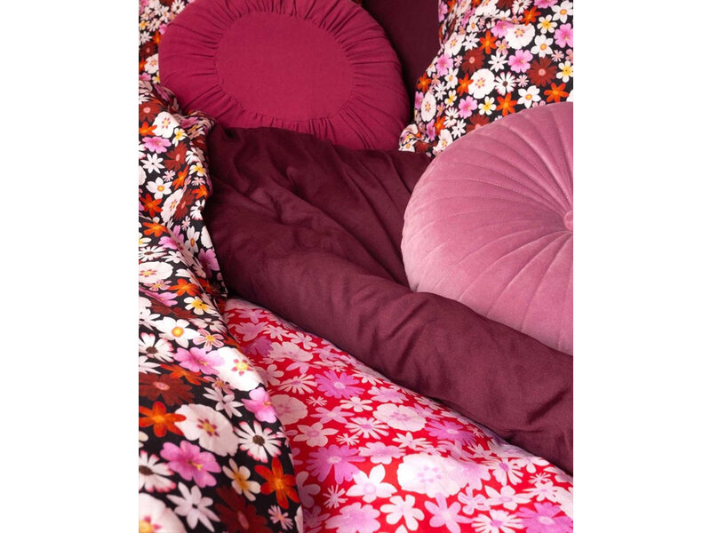 Essenza & Co Essenza & Co dekbedovertrek Mellow Millesfleurs (Black)